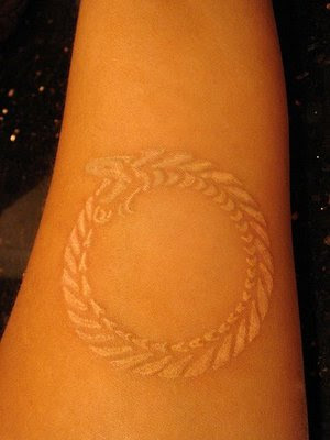 invisible ink tattoo. White Ink Tattoos