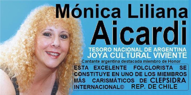 Mónica Aicardi artista destacada miembro de honor Chile