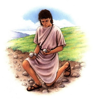 Curiosidades dos Tempos Bíblicos David+stones+warrior+boy
