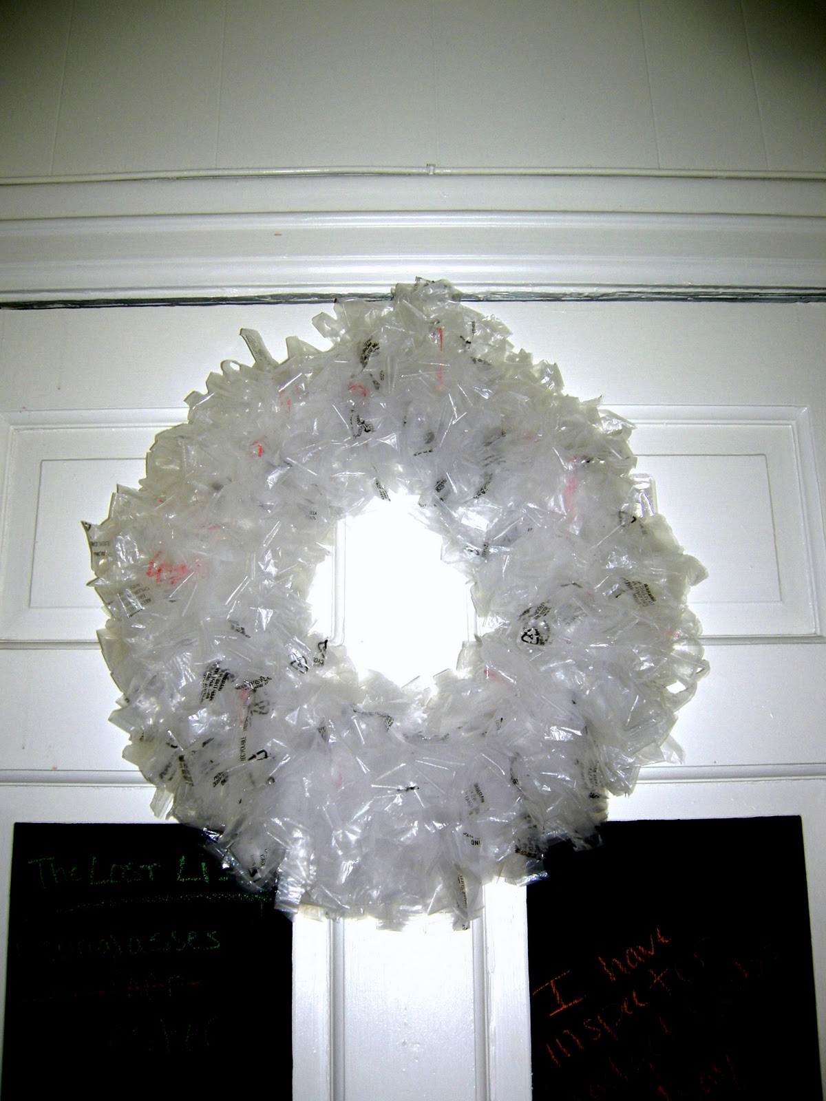 style it green Plastic Christmas Wreaths