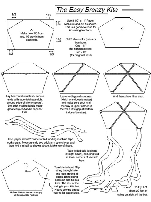 Blank Kite Template