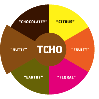 tcho chocolate nutty flavor wheel
