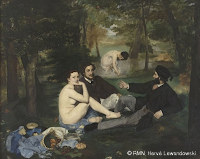 le déjeuner sur l'herbe de Manet