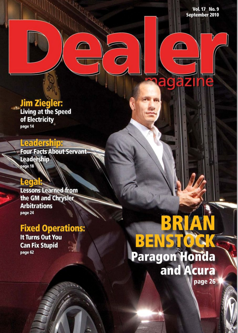 Paragon Honda Dealer Magazine Interview with Brian Benstock