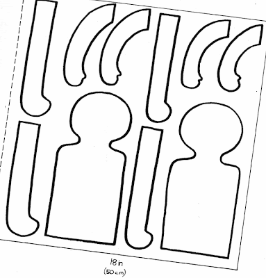 Roupa de Boneca de Tecido Moldes - Moldes e Gráficos