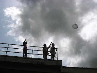 Flying Kites in Mauli Hills