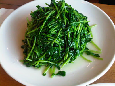 Stir fried greens at Din Tai Fung