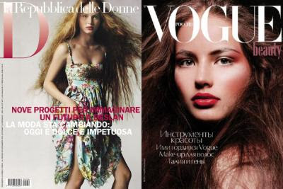 Ruslana Korshunova forsider Ruslana Korshunova forsider