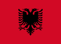 Albanien flag Albanien flag