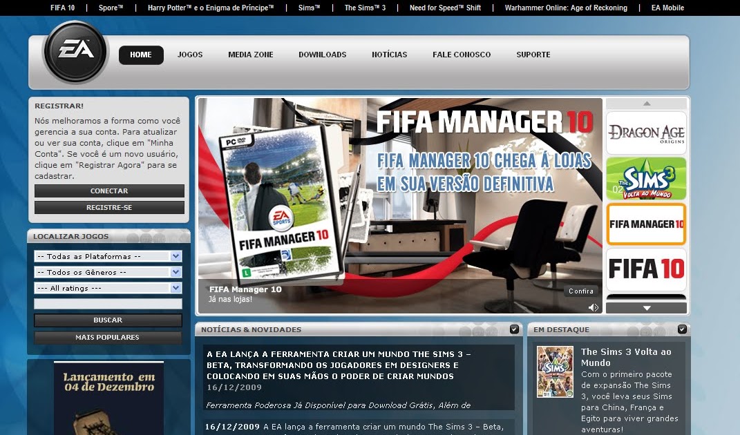 Empresa Spectrum: Análise De Interfaces De Alguns Sites