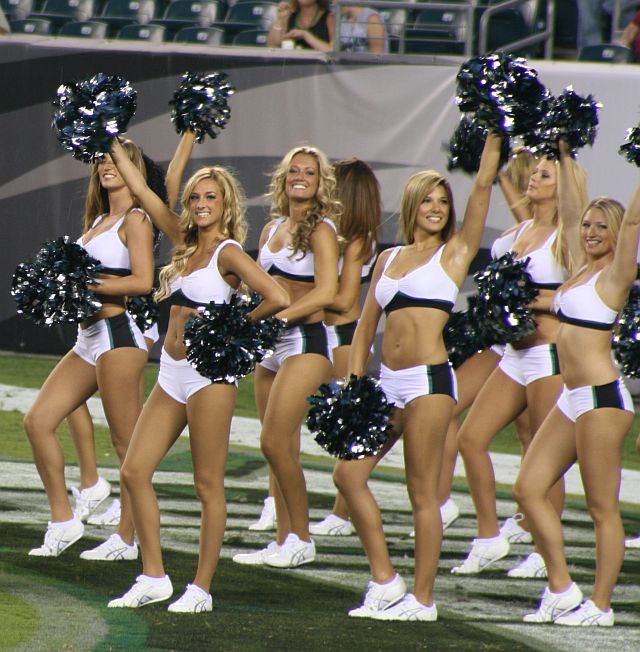 but at least I know that our cheerleaders are hotter than the Dallas' cheerleaders...