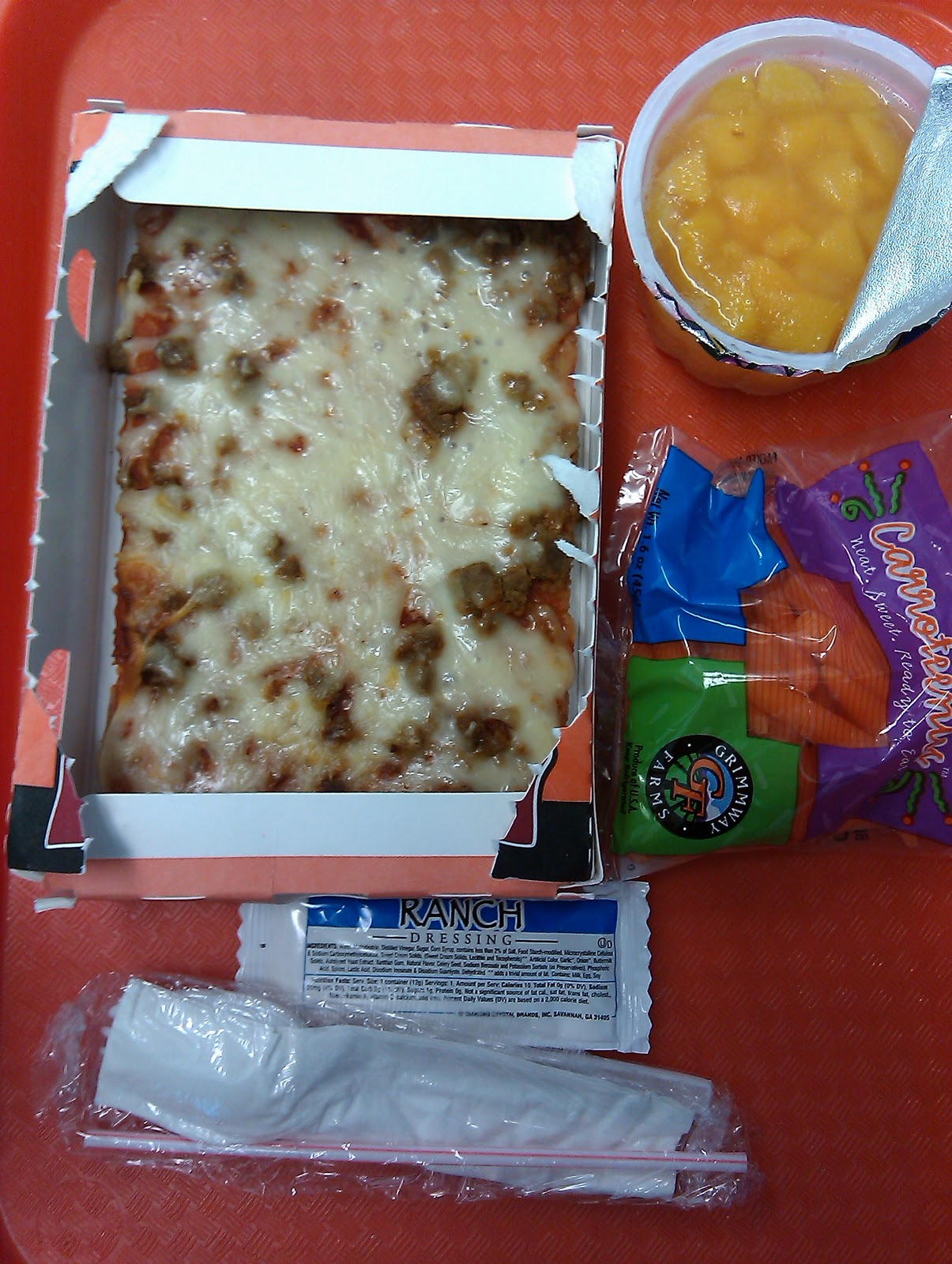 Day 115 Pizza And French School Lunches Fed Up With Lunch