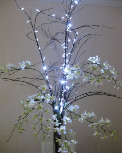 $52.00 WILLOW WITH FAIRY LIGHTS