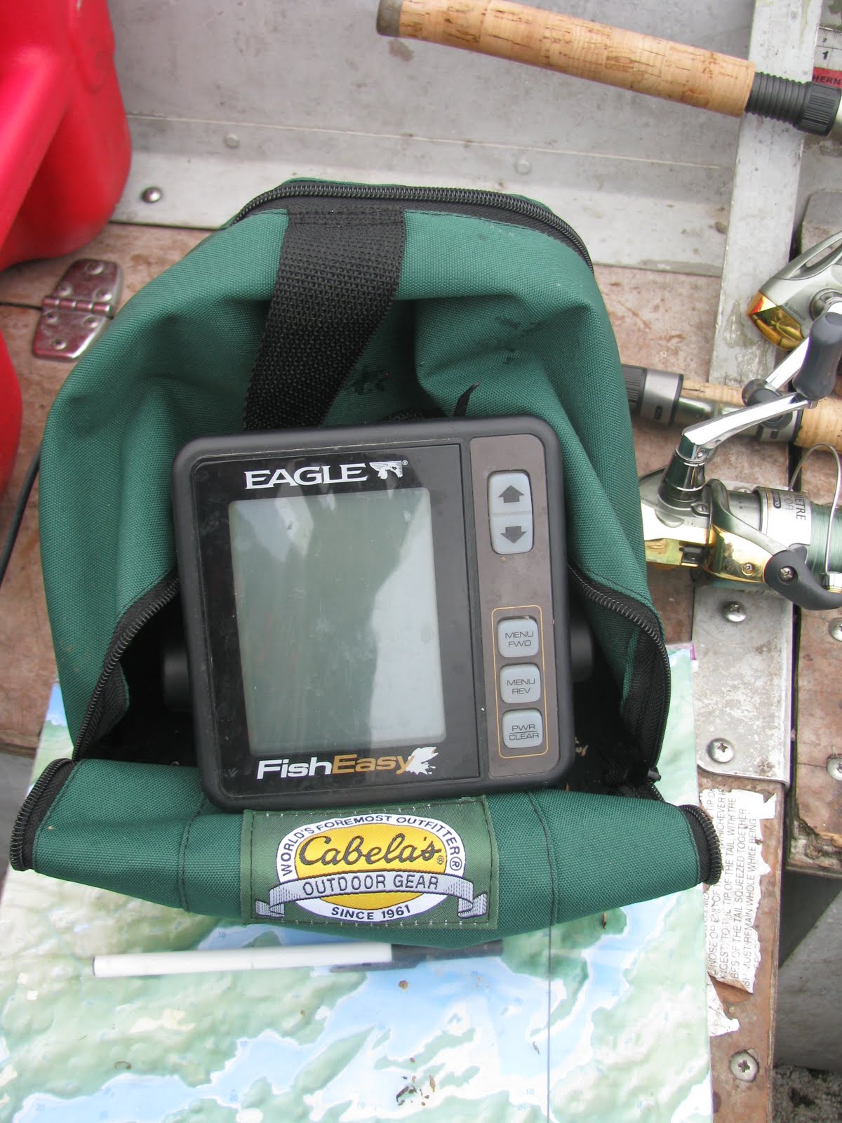 is the depth finder.