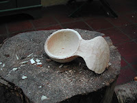 how to carve a kuksa