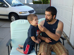 Papa & Manny Eating Ice Cream
