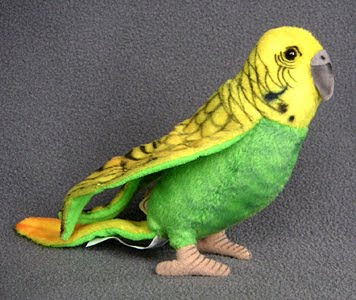 Stuffed Parakeet from Hansa