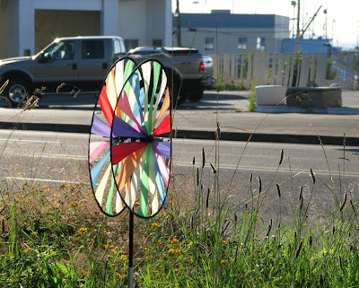 Wind wheel on Marine Drive