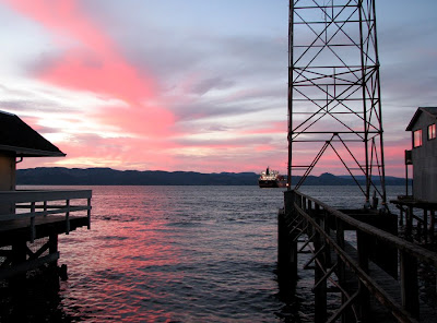 Sunset on the Columbia River