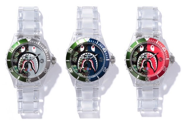 A Bathing Ape Clear Shark Bapex Watch - Walauwei.com! A Bathing Ape Clear Shark Bapex Watch - Walauwei.com!