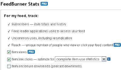feedburner dashboard