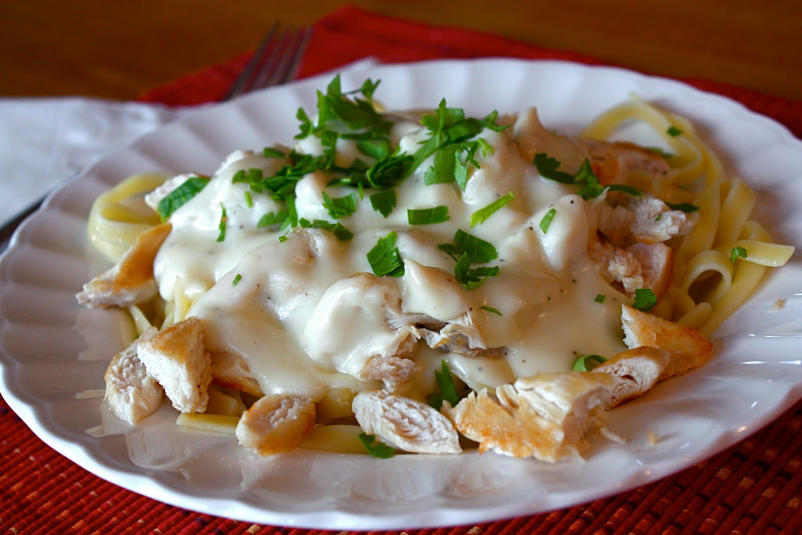 Guiltless Fettuccine Alfredo Tastes Better From Scratch