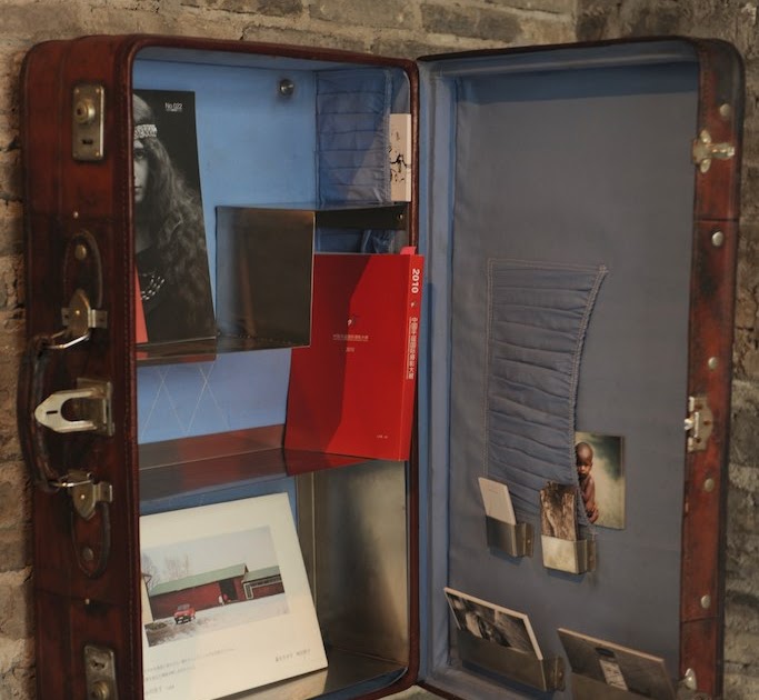 Maleta como estantería | MLCblog