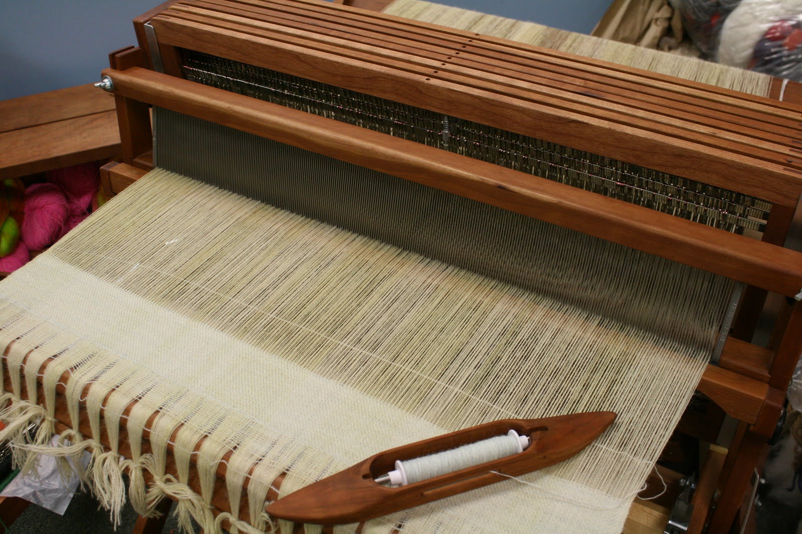 Three Sheeps To The Wind New weaving and Old Spinning Wheel