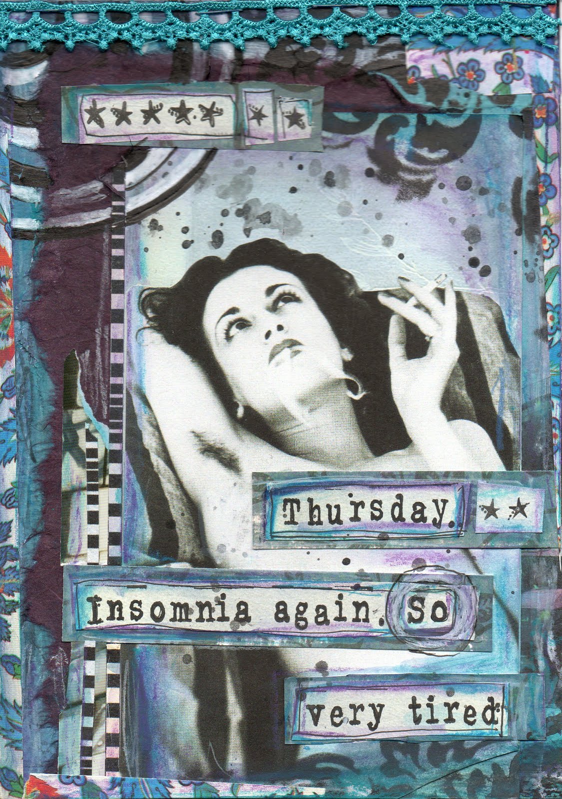 Life, Art and Alteration Nighttime Art Journalling