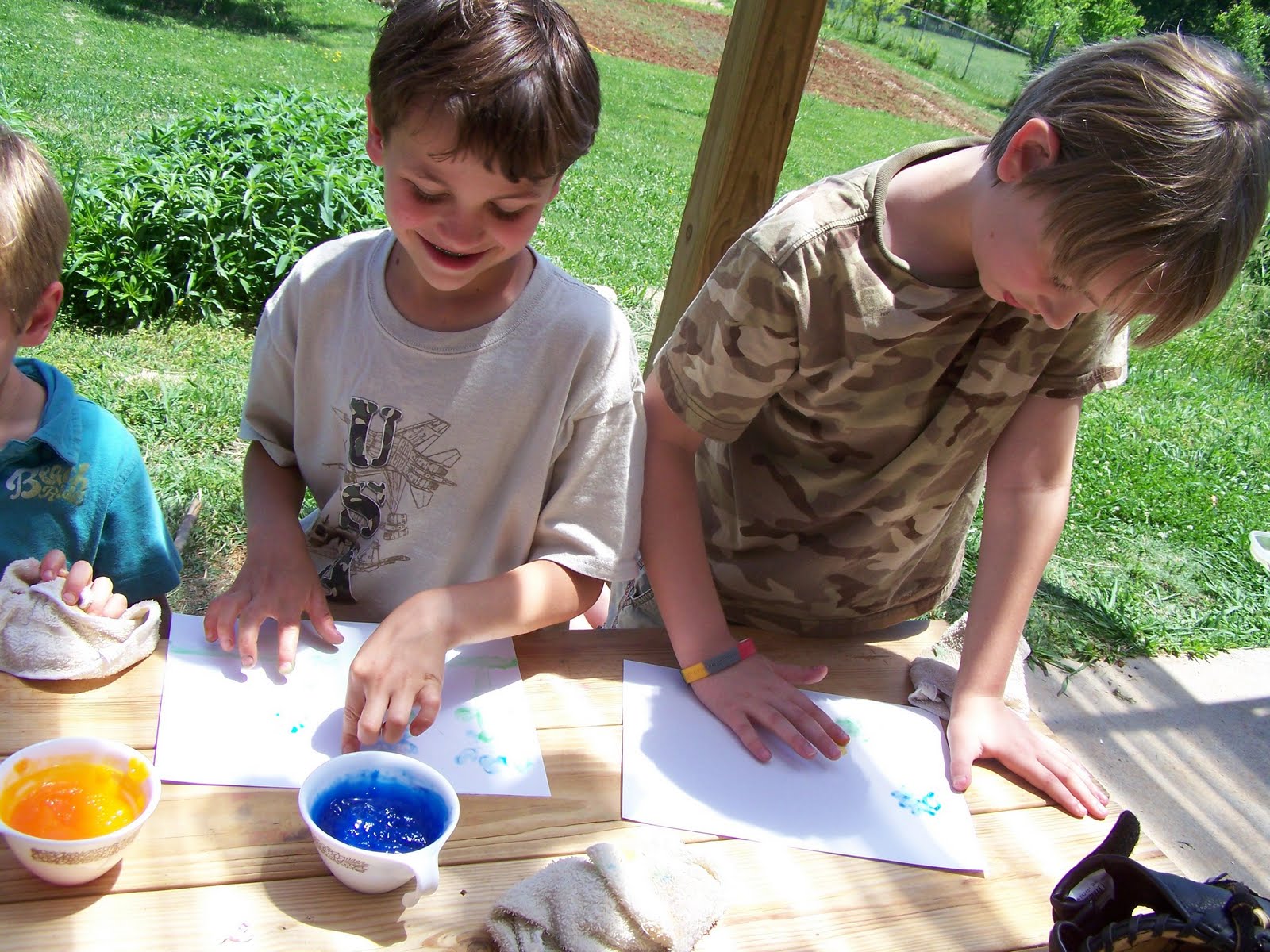At the Butterfly Ball Edible Homemade Finger Paint (with recipe)