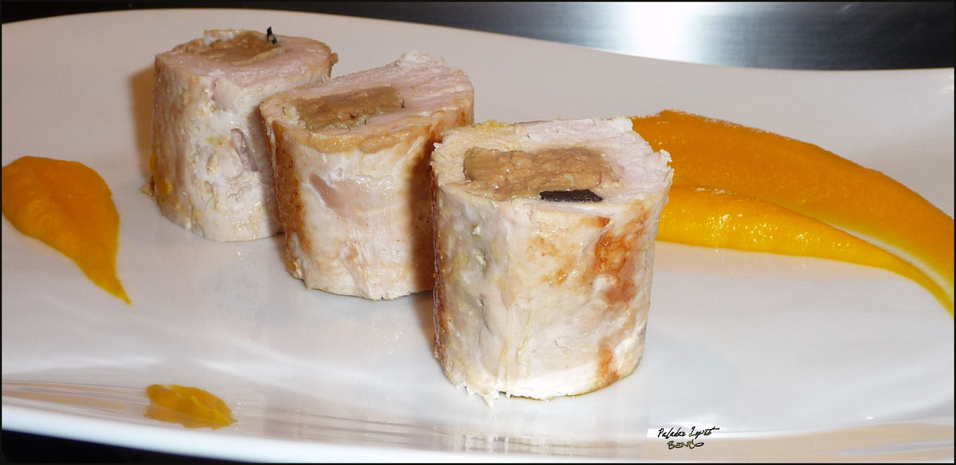 Lou Paladar Lepet Dinde Farcie au Foie Gras & Mousseline Potimarron à