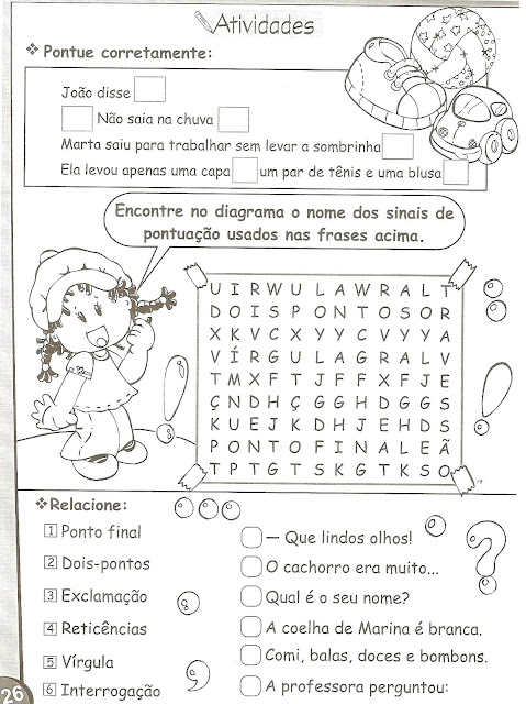 [pontuação]