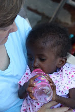 D'Jounela  and Mommy in Haiti