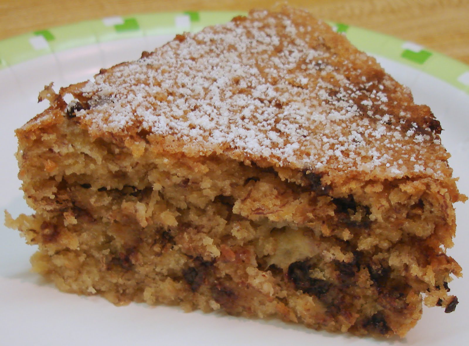 Sunshine Mom Slow Cooker Banana Chocolate Chip Cake