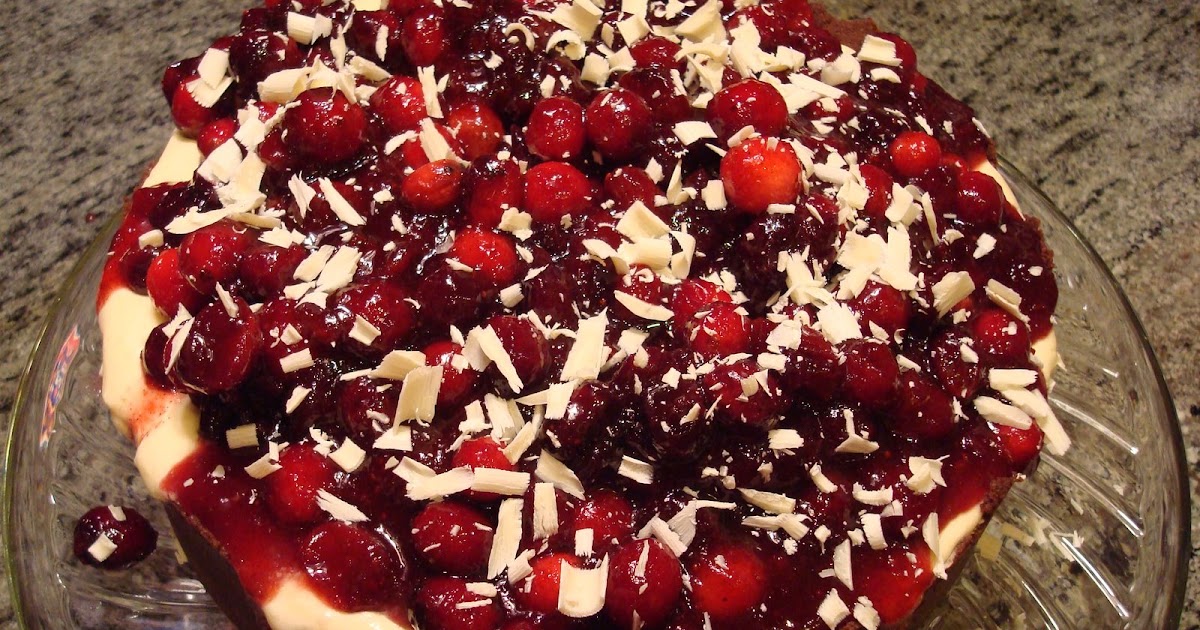 Frozen Grand Marnier Torte with Dark Chocolate Crust and Spiced Cranberries