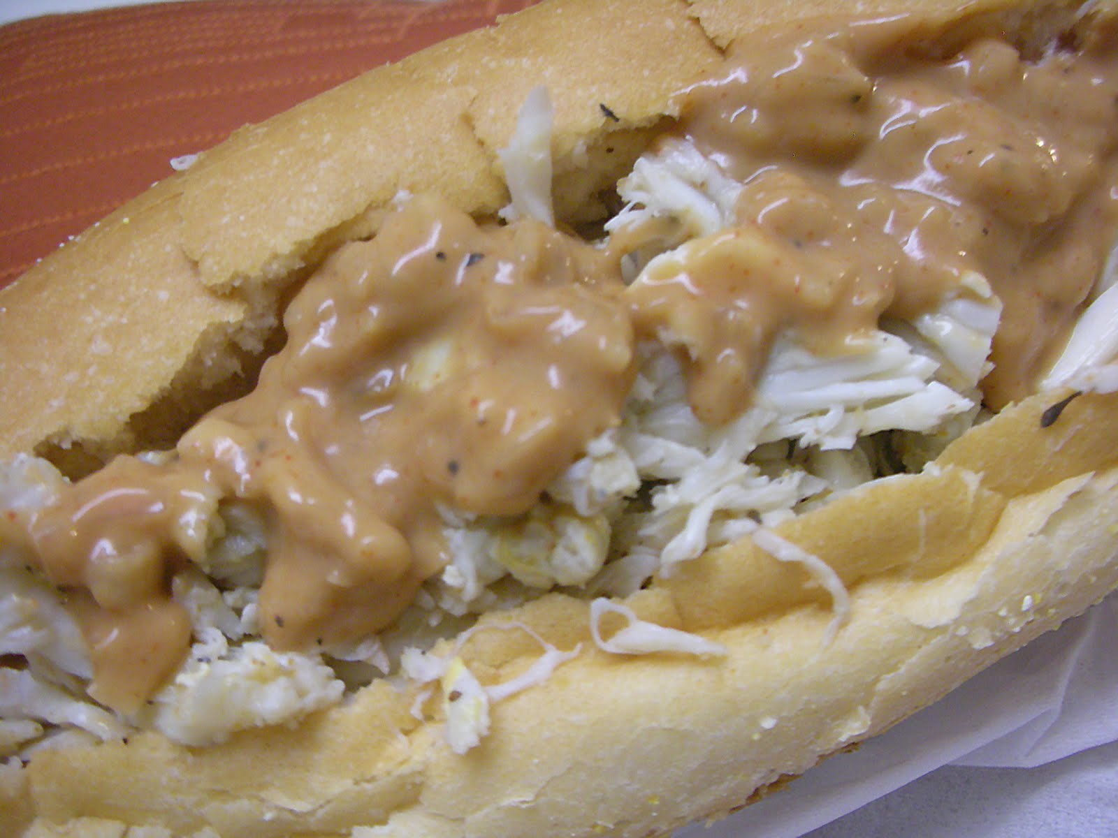 The Bitchin' Kitchin' Lump Crab Po' Boy