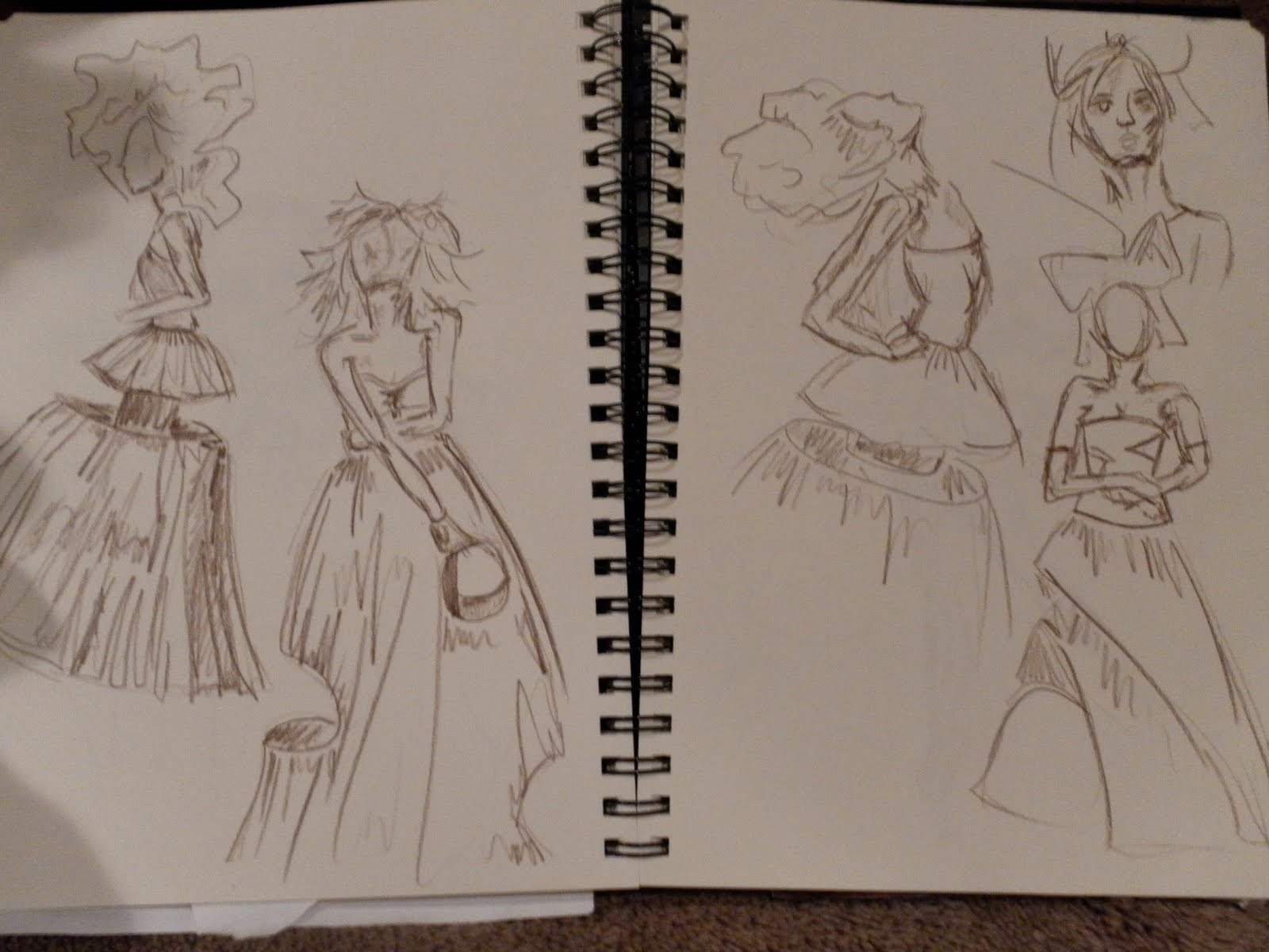 ART by Billie K.: Sketches for Painting