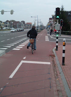 A View From The Cycle Path Traffic Lights