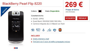  BlackBerry Pearl Flip 8220