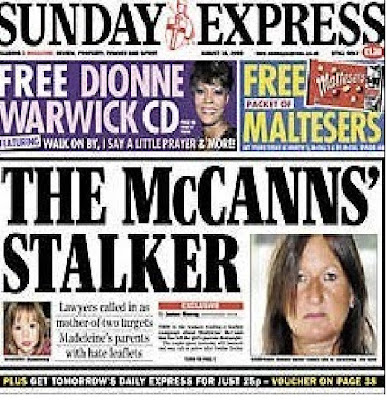HOW THE BRITISH MEDIA VIEWS THE MCCANN-HATERS Stalker+butler