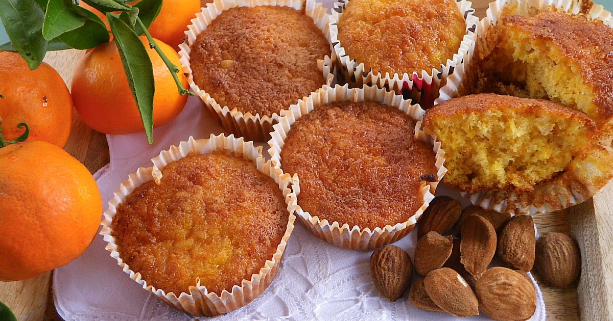Dulces Suspiros......... Muffins de zanahoria, mandarina y almendra