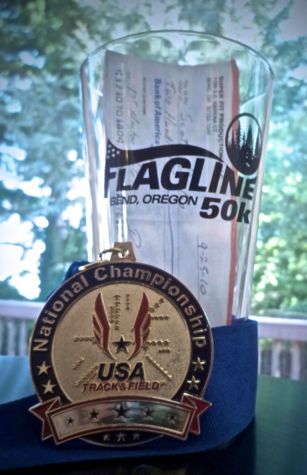 A Trail Runner's Blog Masters Win at the Flagline 50k/USATF 50k Trail