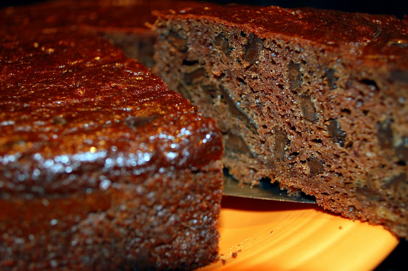 The Skillet Takes Sour Cream Chocolate ChocolateChip Banana Bread