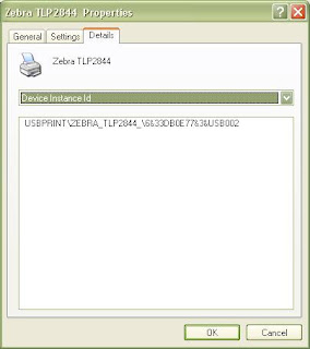 Learning Labview Journey: Create INF file for Zebra Printer TLP 2844