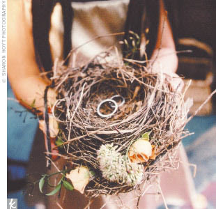 bird nest wedding