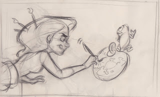 Tangled sketchbook/thumbnails