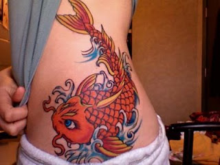 fish tattoo girl picture art