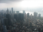 New York, at the top of the Empire State Building