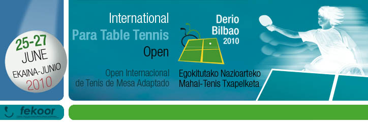 1.st derio-bilbao international para table tennis