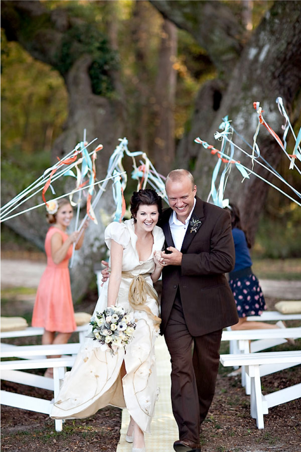 Love these DIY Ribbon Wands {Via Intimate Weddings} Gracie Events
